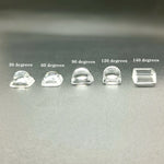 cache led transparent adhésif moderne 11x6.3mm légèrement opaque rond lisse bande led