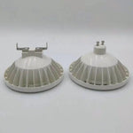 ampoule led spot gu10 g53 blanc aluminium moderne grille refroidissement clips