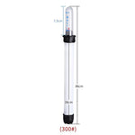 thermometre eau transparent niveaux min max blanc noir moderne jardin