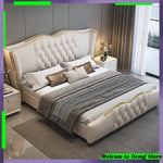 lit moderne tufté beige marron bleu 150x200cm 180x200cm 200x220cm bois tissus composite