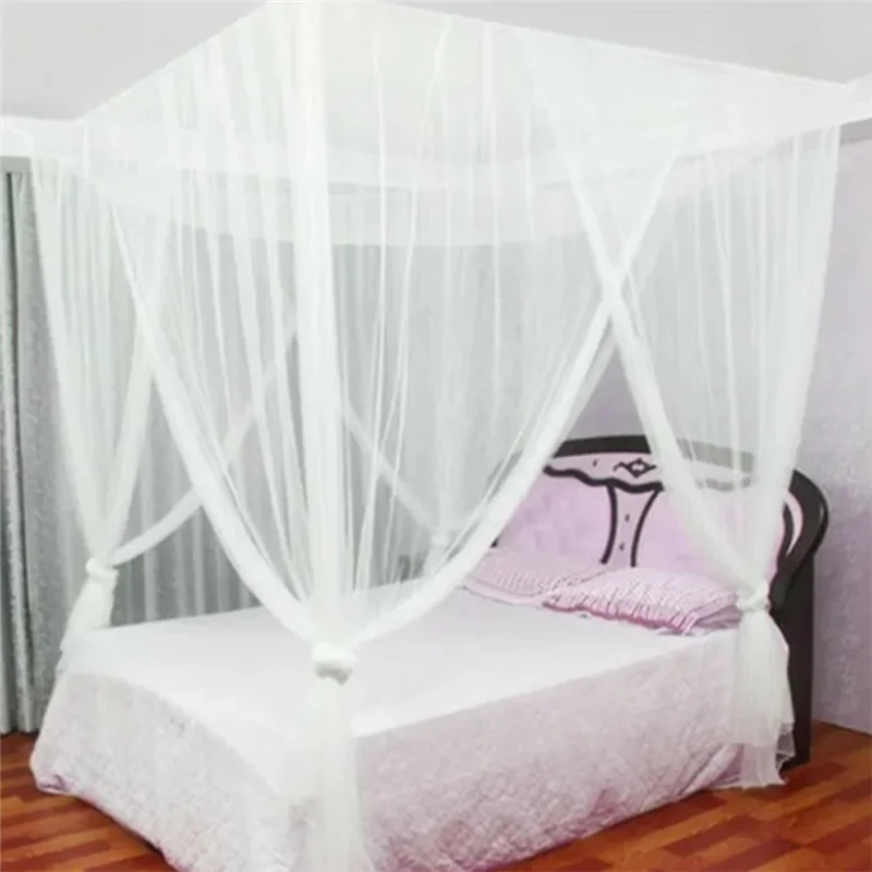 moustiquaire lit double dôme blanc tulle transparent crochet adhésif romantique decoratif chambre toit semi