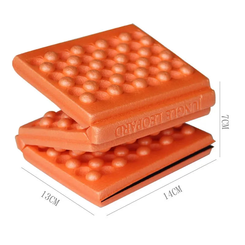 tapis sol pliable imperméable mousse pu xpe perforé orange vert bleu violet moderne camping