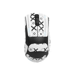 souris gaming noire or motif moderne caoutchouc sportif