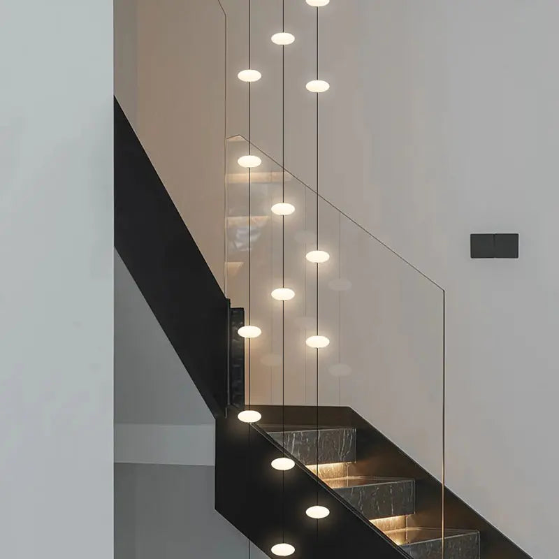 suspension lumineuse moderne blanc noir led salon chambre étude 2000lm 82000lm 90v 260v