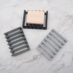 bac savon silicone gris moderne bac savon noir grille salle bain économique