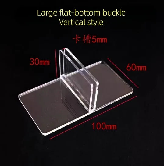 clip magnétique acrylique transparent moderne fonctionnel affiche support publicitaire clips