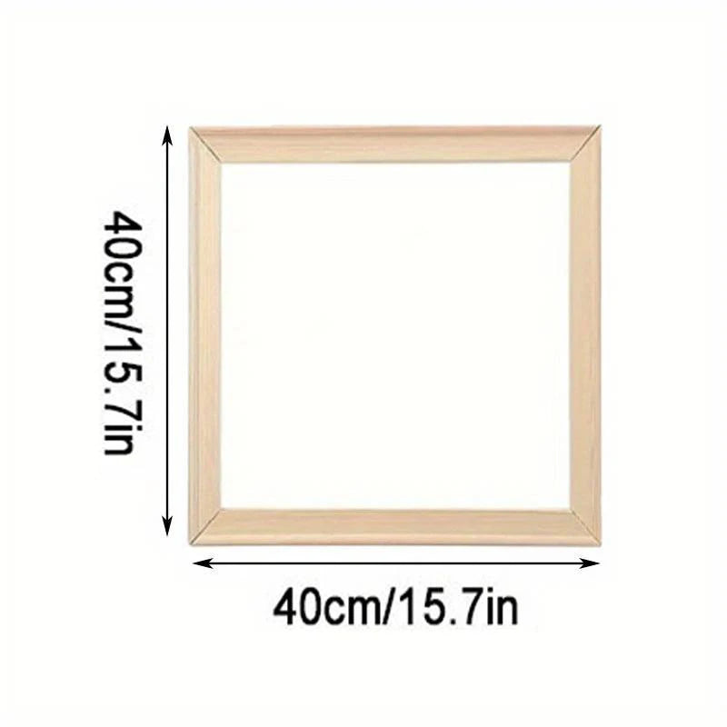 cadres photo bois classiques rectangulaires différents tailles décoration murale impressions artistiques naturelles abstraites compositions