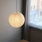 suspension lumineuse moderne blanc rayures horizontales opacité câble suspendu salon chambre principal