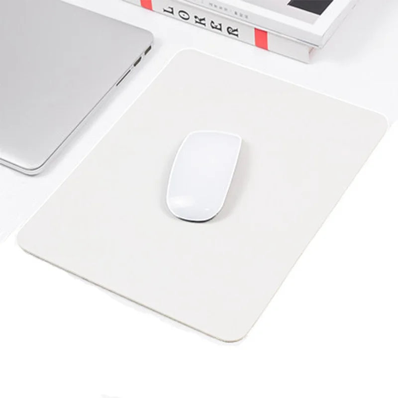 tapis souris cuir texture gris noir moderne antidérapant étanche portable pc