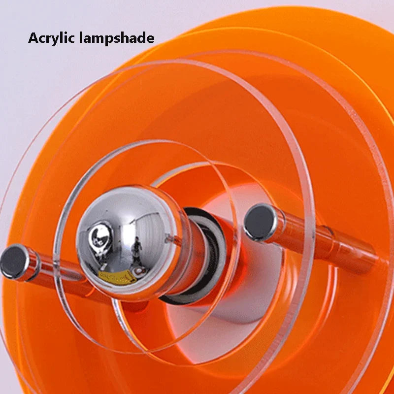 lampe murale moderne couleur vert rouge bleu orange diffuseur translucide adhésif led chambre salon