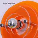 lampe murale moderne couleur vert rouge bleu orange diffuseur translucide adhésif led chambre salon