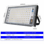projecteur led extérieur ip65 moderne noir blanc câbles couleur transparent aluminium