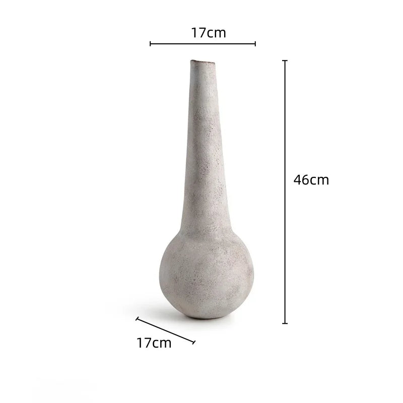 vase moderne céramique beige marron texture naturelle minimaliste décoration maison