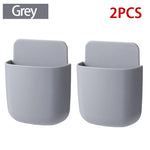 porte objets mural moderne adhésif blanc gris jaune respectueux environnement rechargeable multifonction plastique