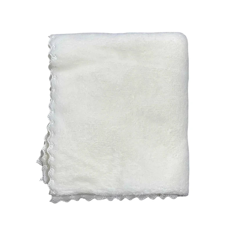 serviette face velours doux absorption rapide polyester coton moderne rose beige vert bleu violet