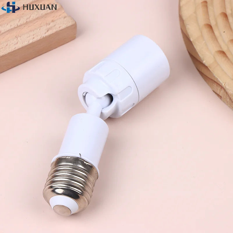 adaptateur douille led e27 blanc moderne base lampe réglable universelle fixe rond lisse
