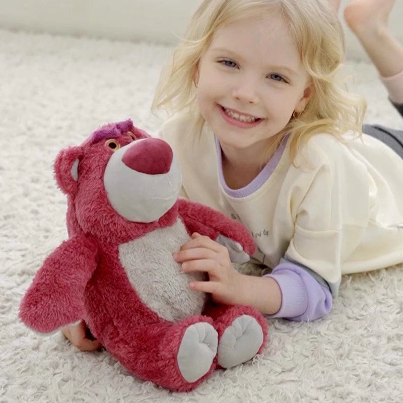 peluche lotso disney toy story rose blanche enfant ado film tv mignon moelleux polyester