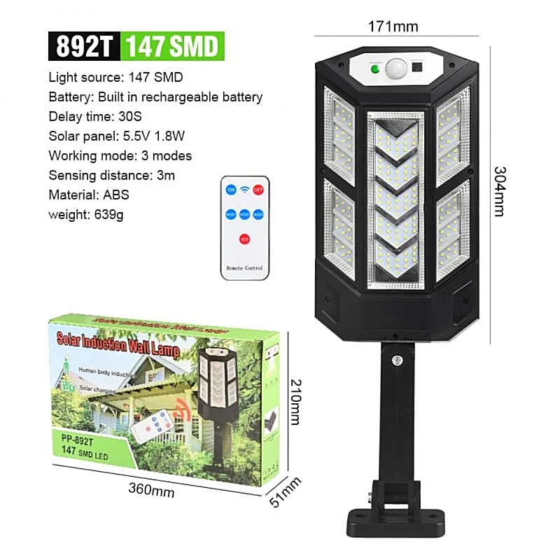 lampe solaire extérieure noire ip67 led ajustable télécommande moderne autonomes vacations