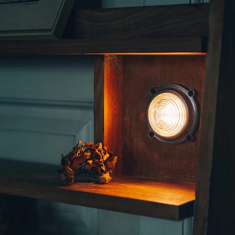lampe sol moderne marron argenté bois naturel led industrielle fixée sol vis métal lisse