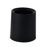 petite poubelle cuisine ronde plastique blanc noir motif cerf lettre minimaliste