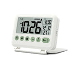 horloge numérique moderne affichage température date sommeil noir lcd led