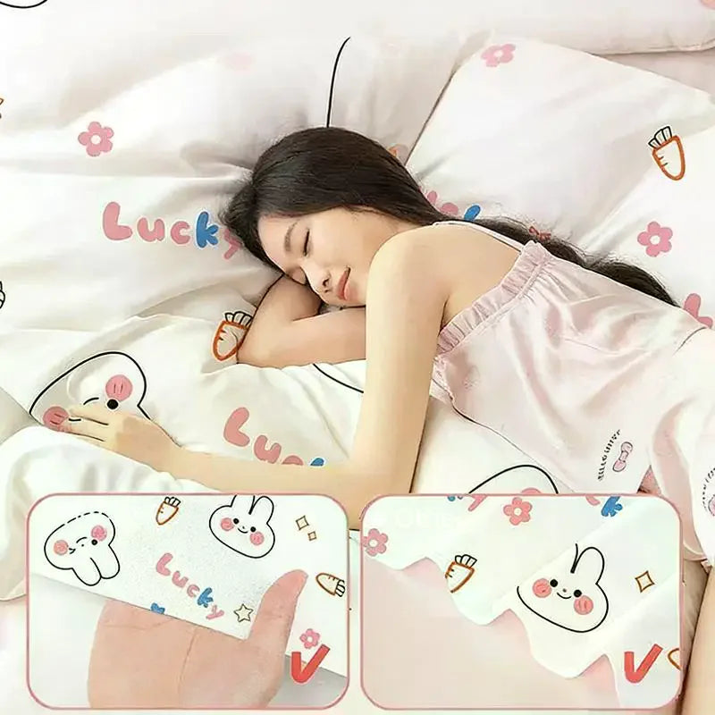 draps jetables blancs motif personnages mignons nuages étoiles enfantins aéré voyage