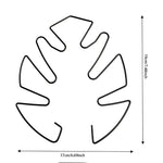 support murale plante acier robuste extérieur intérieur moderne vert doré clips facile