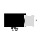 tapis rouge uni peluche moderne 50x80cm confortable antidérapant chambre salon vestibule