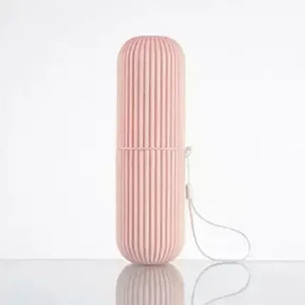 organisateur brosse dents portable rose blanc gris vert rayé moderne imperméable eco friendly PVC