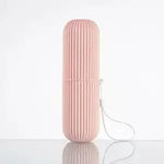 organisateur brosse dents portable rose blanc gris vert rayé moderne imperméable eco friendly PVC