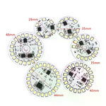 plaque led circulaire diodes blanc modernes technologie 28mm 35mm 40mm 44mm 48mm