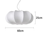 suspension lumineuse moderne minimaliste soie beige clair câble suspendu salon chambre étude hall lumière
