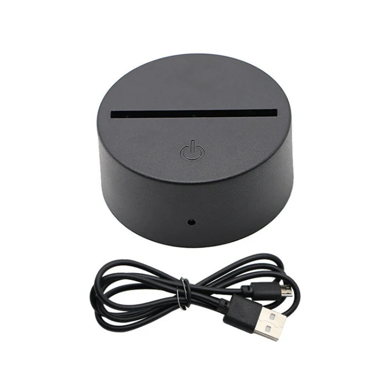 boîte lumière tactile câble usb télécommande 16 couleurs moderne noire matériau métal