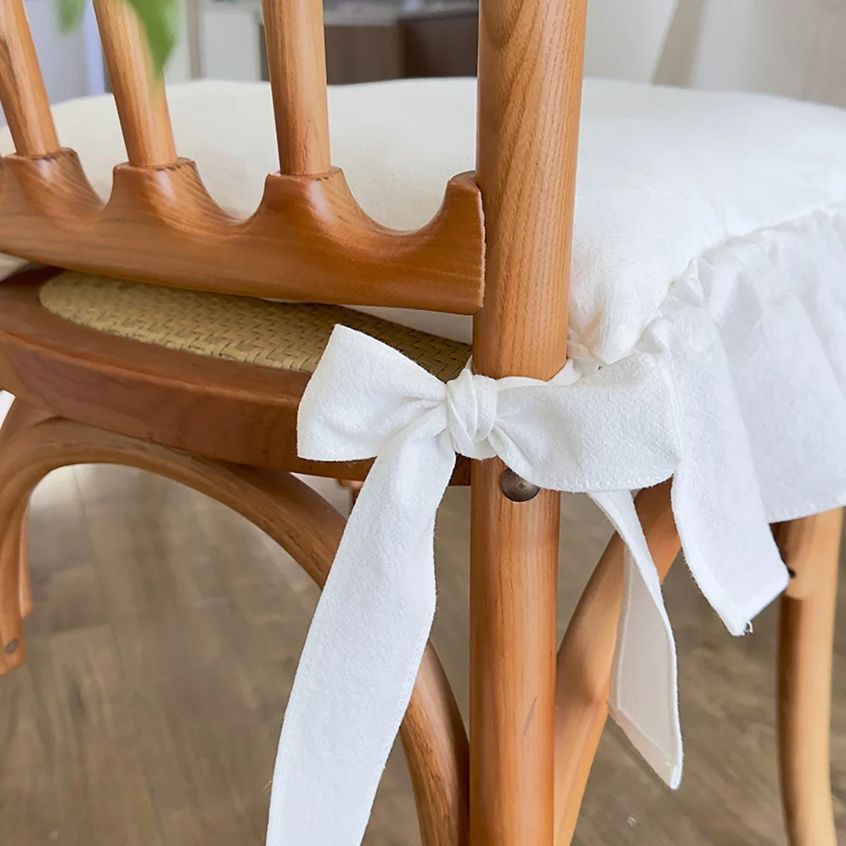 Housse coussin chaise simple uni
