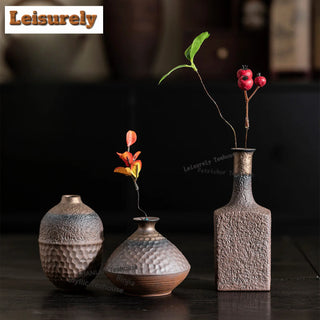 vase decoratif ceramic texturé rustique minimaliste couleur rouge blanc
