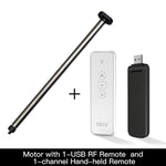 motrice store roulant électrique interrupteur télécommande hub rf moderne gris métallisé lisse opaqué