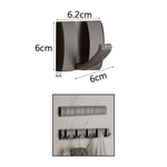 accessoires salle bain gris porte serviettes savon papier toilette moderne ensemble 30cm 40cm 50cm