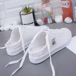 chaussures plates femmes toile bleu clair franges décontractées lacets blanc noir casual