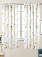 rideau marbré moderne blanc doré 100cm 134cm opaque polyester chambre salon