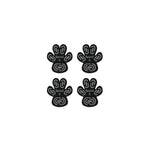 protège pattes chiens adhésifs noirs motifs modernes taille xl 2xl