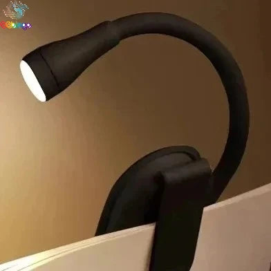 lampe pince led rechargeable usb blanc noir réglable protection yeux moderne