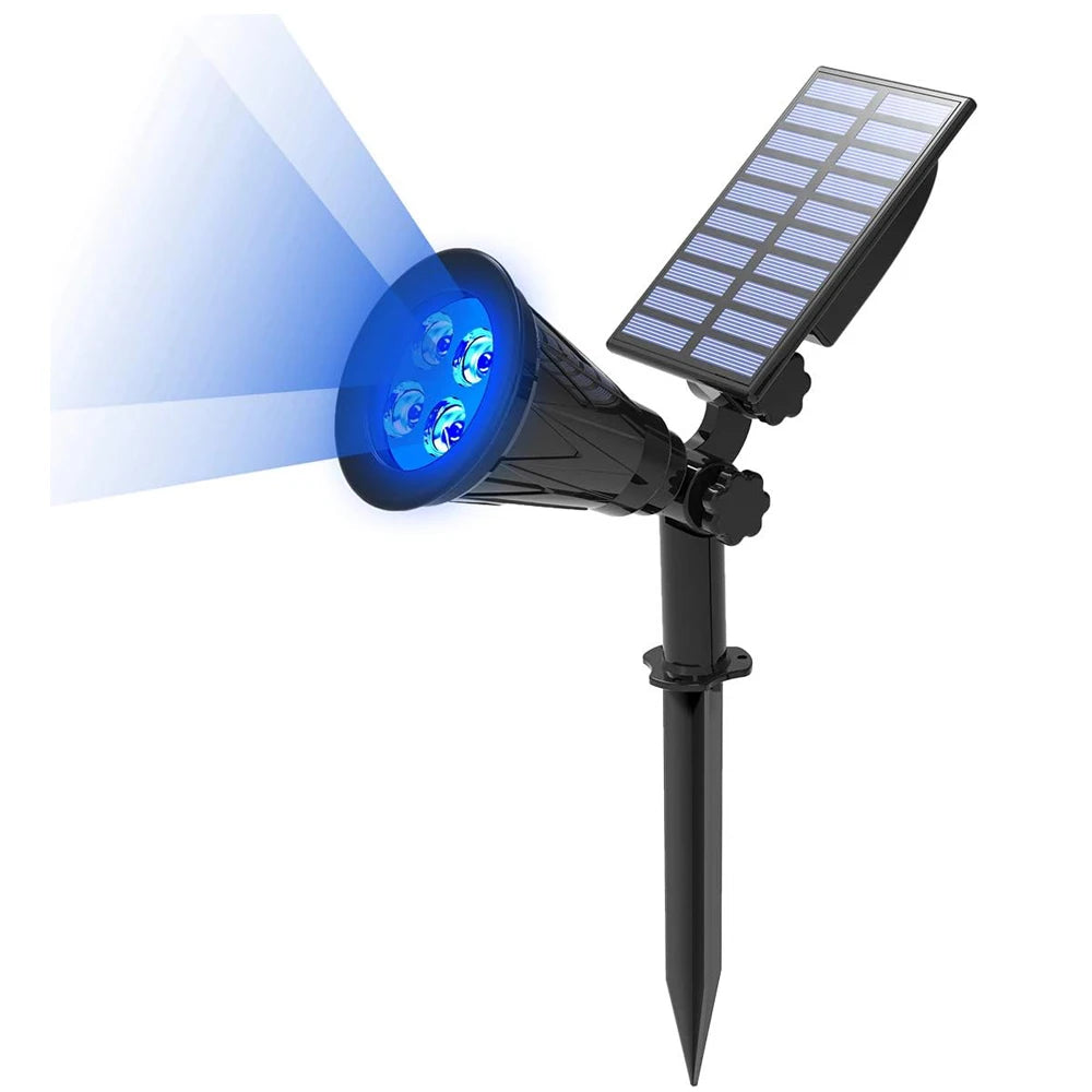 projecteur solaire led noir moderne ip65 étanche autonomes vacances jardin extérieur contemporain