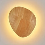 lampe murale bois led moderne minimaliste éclairage quotidien chambre cuisine salon entrée étude(toucher)