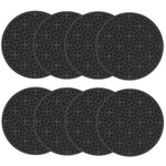 tapis table moderne rouge gris noir vert blanc motif géométrique cercles étoiles