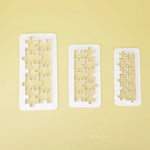 moules biscuits géométriques blancs modernes outils pâtisserie cutter plongeur fondant cake deco