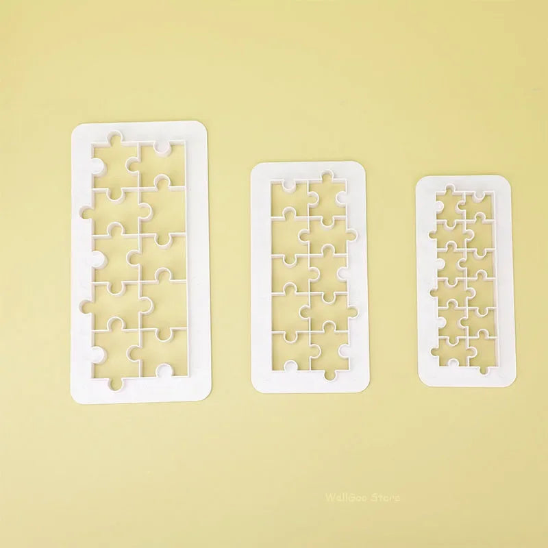 moules biscuits géométriques blancs modernes outils pâtisserie cutter plongeur fondant cake deco