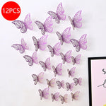 décoration gâteau papillons ornements floraux adhésifs or argent bleu rouge rose vàng trắng