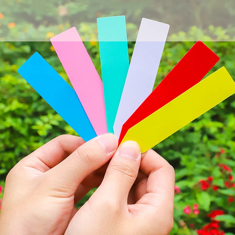 étiquettes jardinage adhésives blanc jaune vert rose bleu rouge classiques 1cm 5cmétaqs jardinétaqs horticolesétaqs