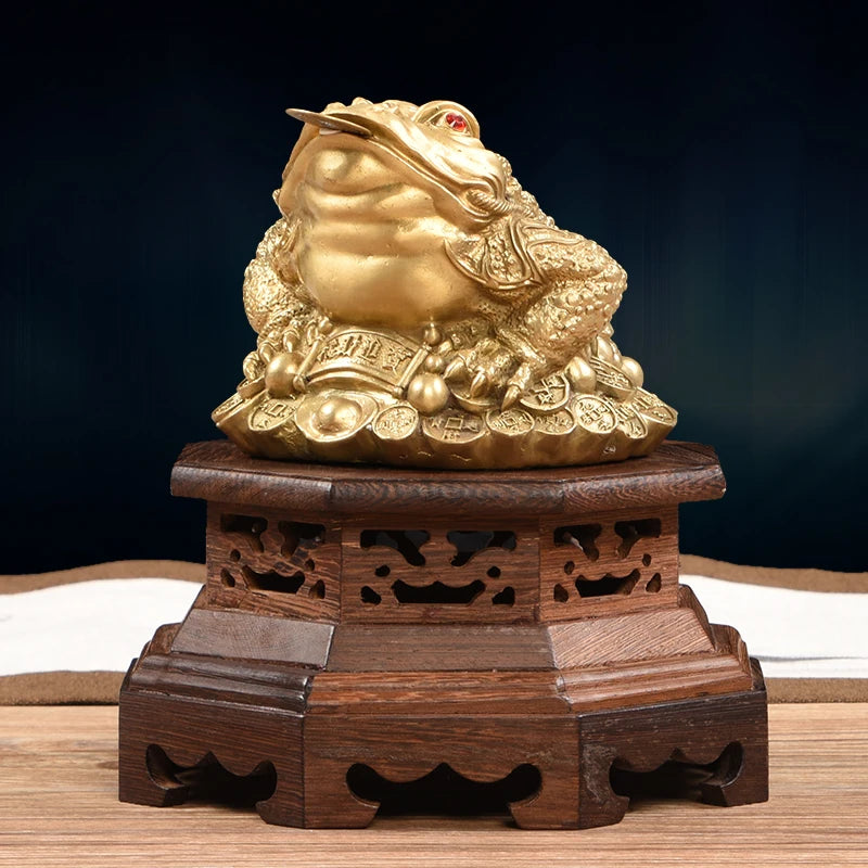 base d'ornement bois marron sculpté artisanal traditionnel décoration table vase théière inclusion petite taille