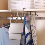 porte sacs porte mugs clips rangement mural blanc moderne armoire organisation chambre.storageHooks